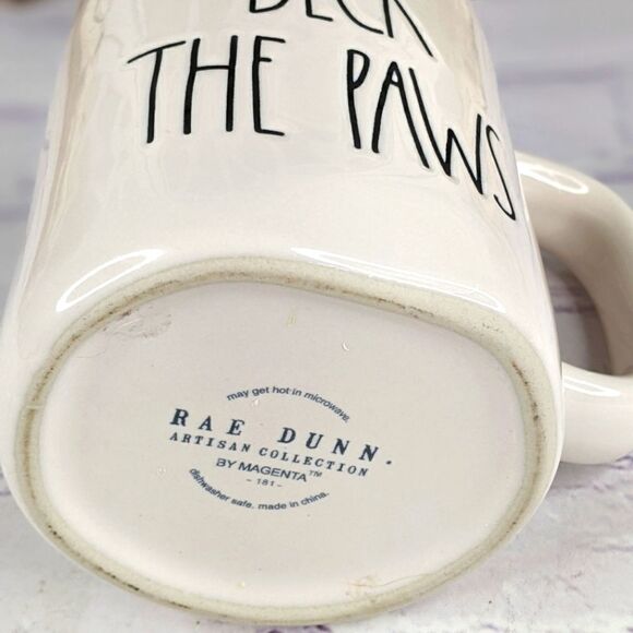 Rae Dunn DECK THE PAWS Ceramic Mug - Picture 4 of 6